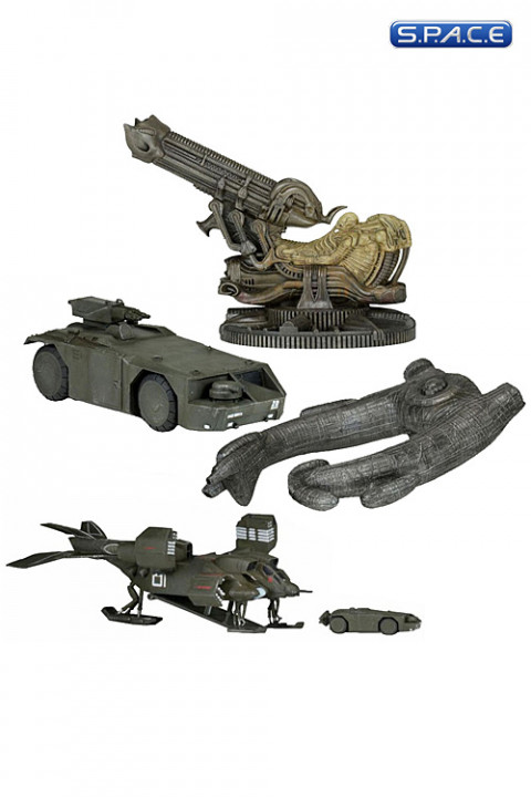 Complete Set of 4: Diecast Cinemachines Series 1 (Alien)