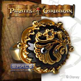 Capt. Jack Sparrow´s Onyx Flower Ring Replica (POTC)