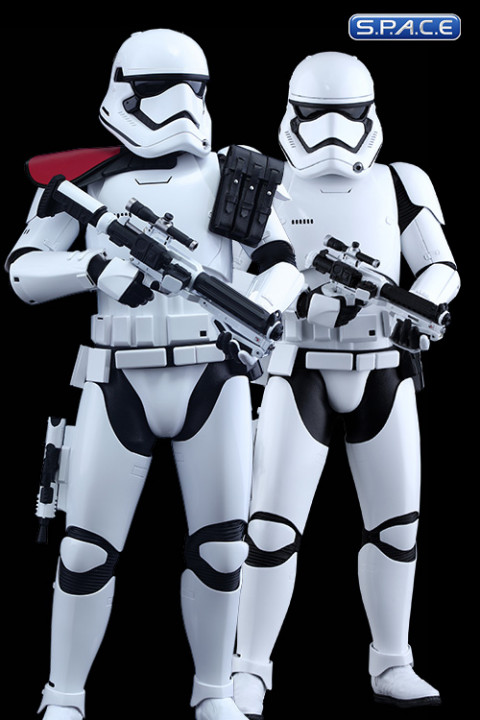 1/6 Scale First Order Stormtrooper Officer with Stormtrooper Movie Masterpiece Set (Star Wars)