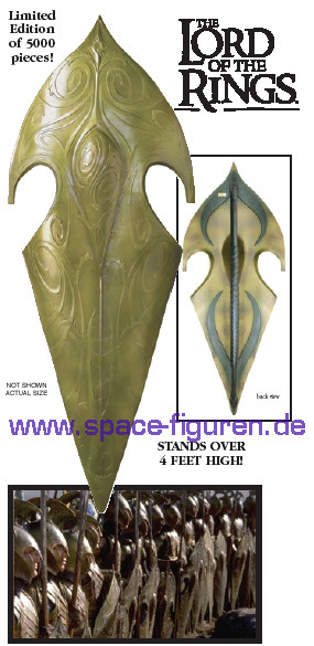 High Elven Warrior Shield 1:1 Replica (The Lord of the Rings)