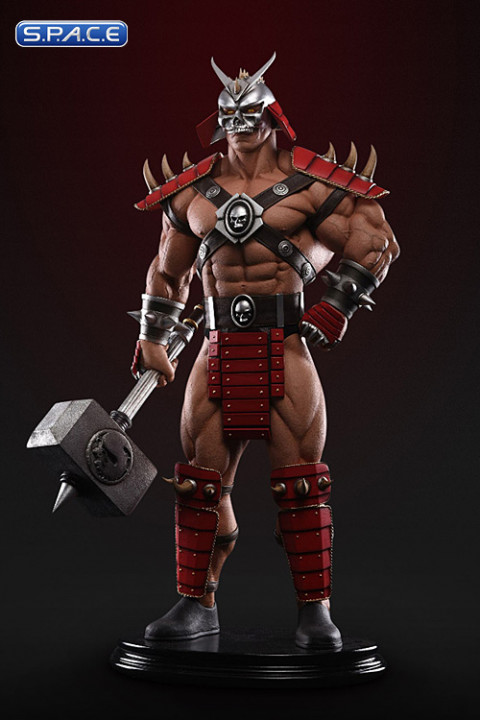 Shao Kahn STL Files on Throne Mortal Kombat 3D Printing Figurine