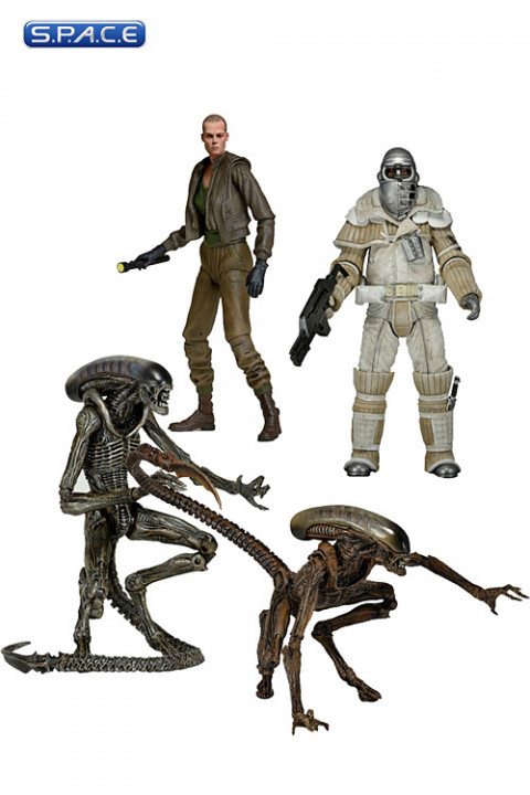 4er Komplettsatz: Aliens Serie 8 (Alien 3)