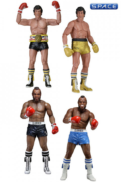 Complete Set of 4: Rocky 40th Anniversary Series 1 (Rocky)