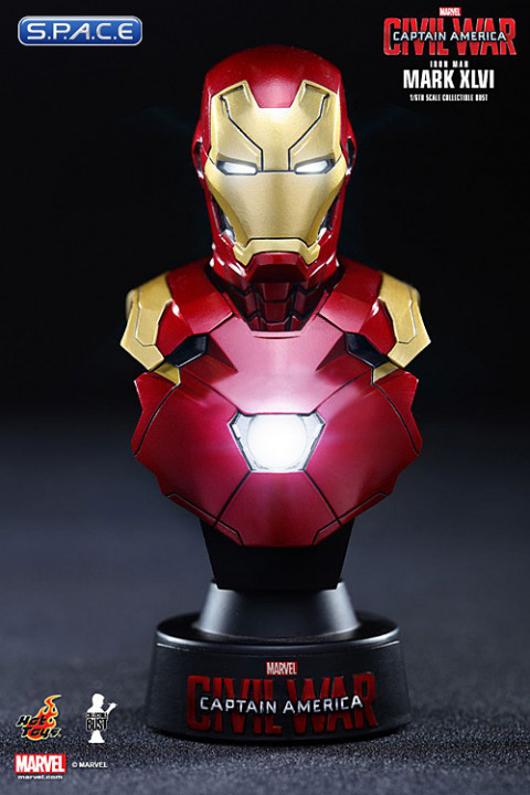 1/6 Scale Iron Man Mark XLVI Bust HTB32 (Captain America: Civil War)