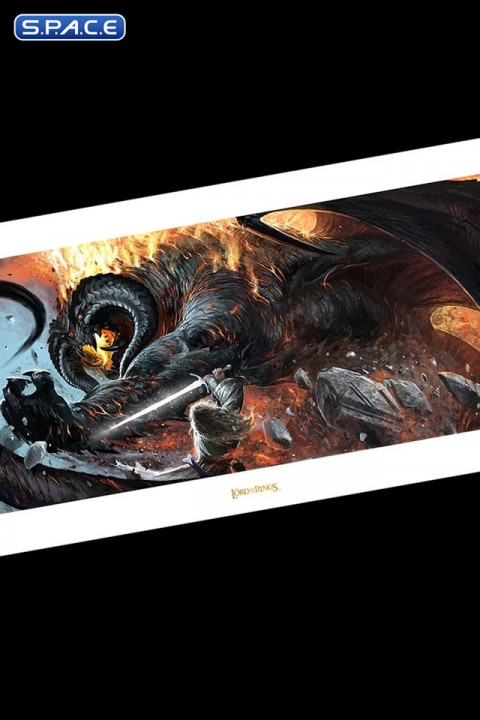 The Battle of the Peak Art Print (Lord of the Rings)