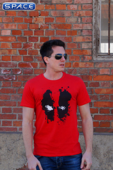 Deadpool Splash Head T-Shirt red (Marvel)
