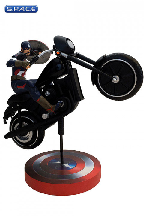 Captain America Rides Premium Motion Statue (Avengers: Age of Ultron)