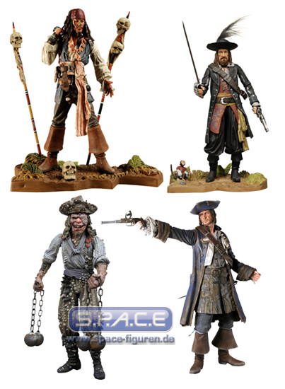 Complete Set of 4 : POTC - Dead Man´s Chest Series 3