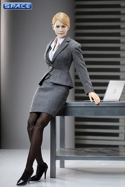 1/6 Scale Office Lady grey Business Suit