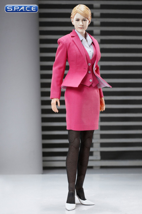 1/6 Scale Office Lady pink Business Suit