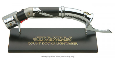 Count Dooku Lightsaber 0.45 Scale Replica (E2 - AOTC)