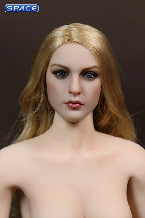 1/6 Scale European / American Female Head Sculpt (blonde)