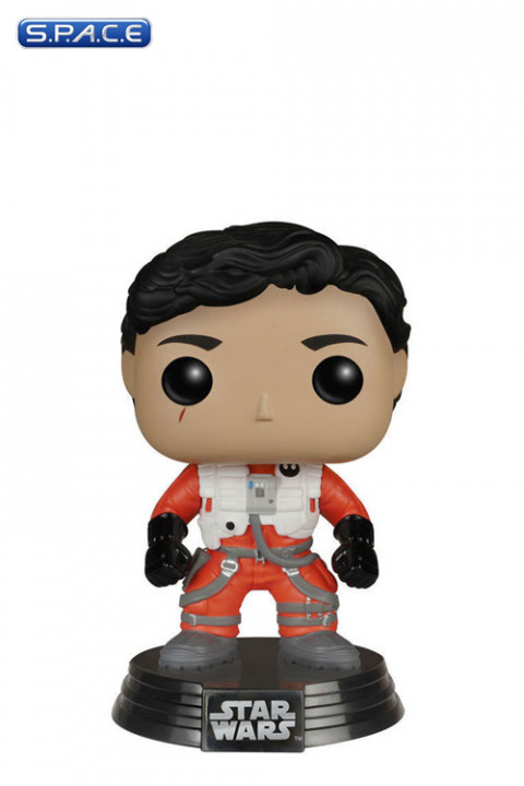 Poe Dameron No Heltmet Pop! Vinyl Bobble-Head #72 (Star Wars: The Force Awakens)