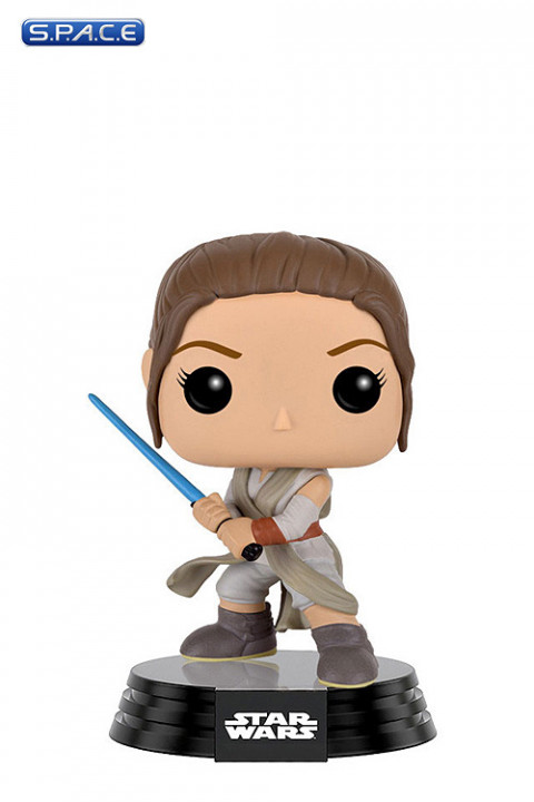 Rey Battle Pose Pop! Vinyl Bobble-Head #104 (Star Wars: The Force Awakens)