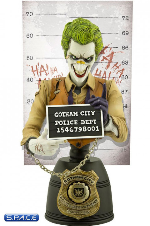 The Joker Mugshot Bust (DC Comics)