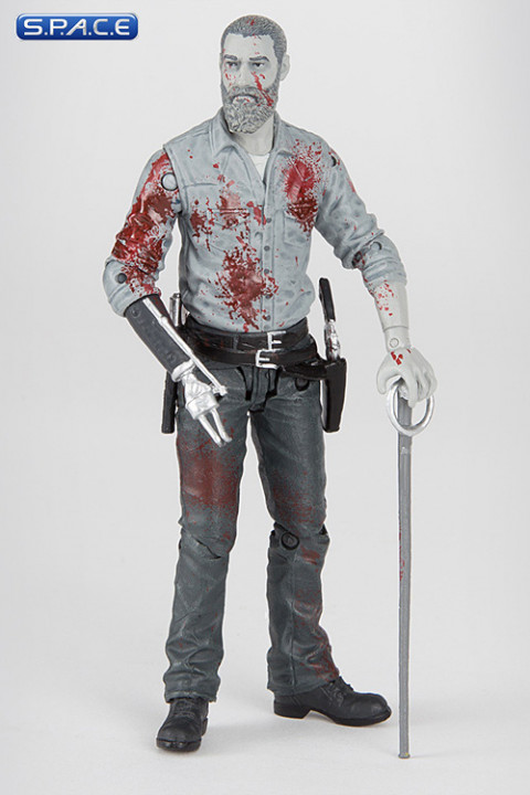 Rick Grimes Skybound Exclusive - bloody b&w Version (The Walking Dead)