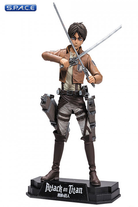 Eren Jaeger from Attack of Titan (Color Tops Blue Wave)