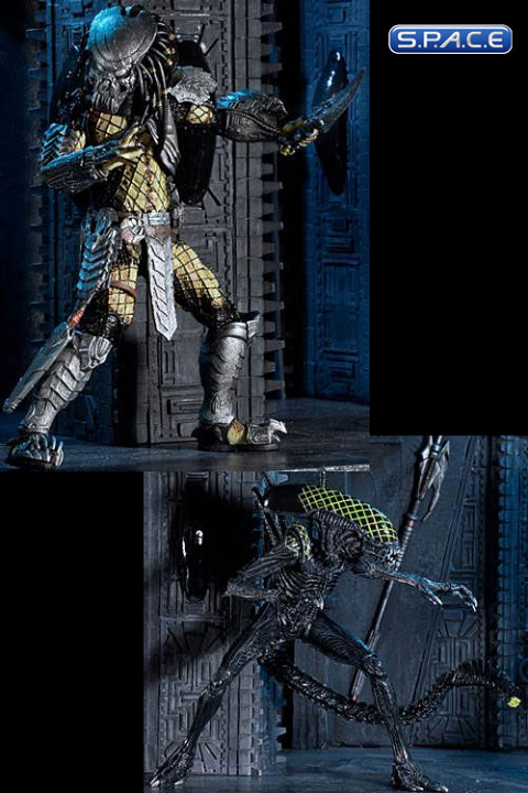 Battle Damaged Celtic Predator vs. Battle Damaged Grid Alien