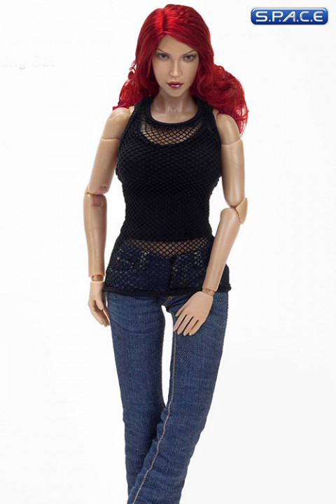 1/6 Scale blue Denim Fashion Clothing Set