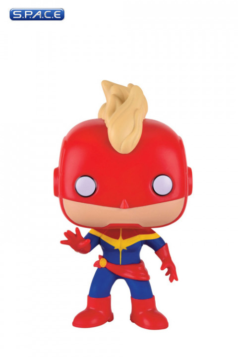 Exclusive Captain Marvel masked Pop! Vinyl Bobble-Head #154 (Marvel)