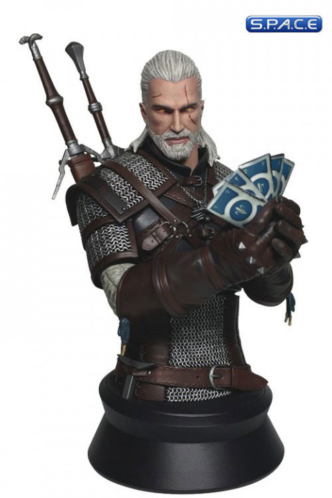 Geralt Playing Gwent Bust (Witcher 3: Wild Hunt)