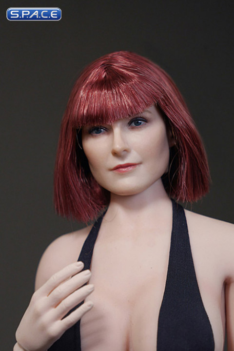 1/6 Scale female Head D006 - red hair