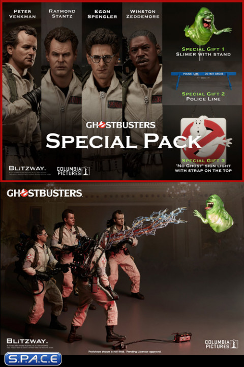 1/6 Scale Ghostbusters Special Pack Bundle of 4 (Ghostbusters)