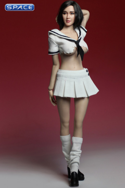 1/6 Scale Used Highshool Outfit white