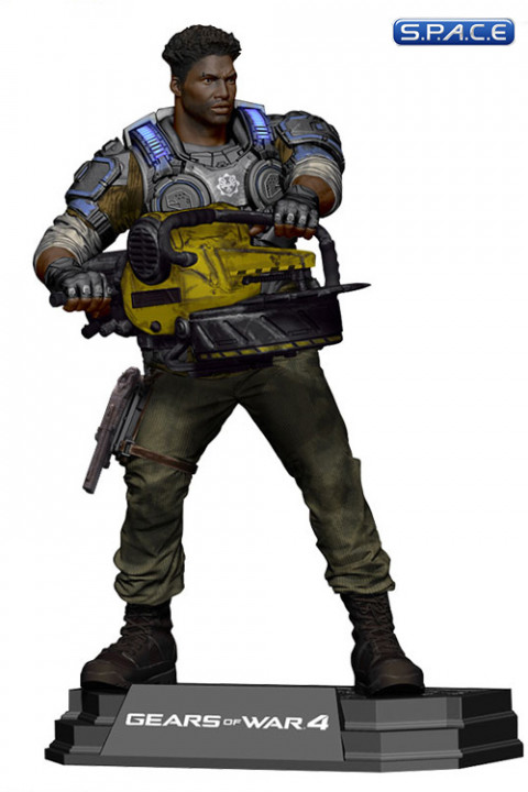 Del Walker from Gears of War 4 (Color Tops Blue Line)