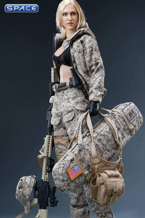 1/6 Scale Digital Camouflage Women Soldier - Max