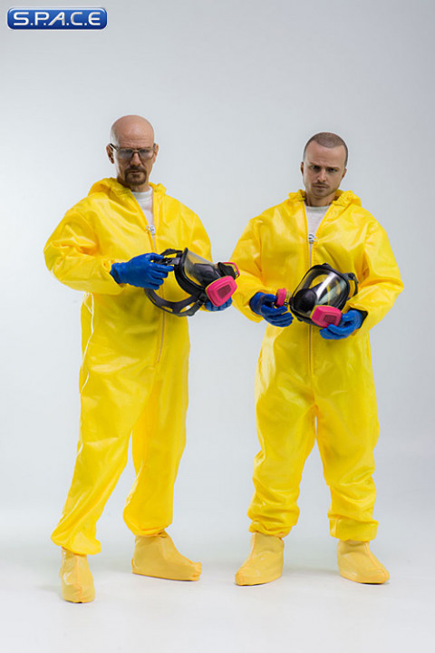 1/6 Scale Heisenberg & Jesse Pinkman in Hazmat Suit Set (Breaking Bad)