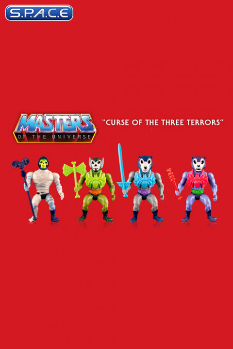 4er Komplettsatz: Curse of the three Terrors (Masters of the Universe)