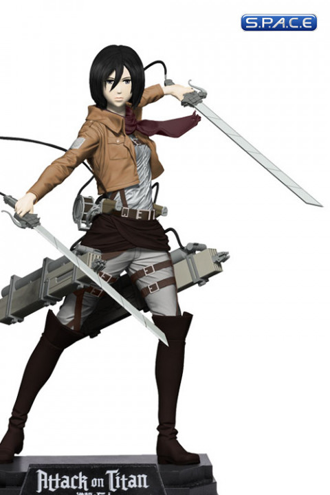Mikasa Ackerman from Attack on Titan (Color Tops Green Wave)