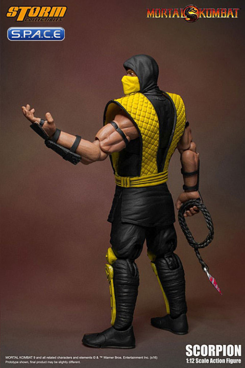 Mortal Kombat 9 Scorpion 1/6 12” Action figure World Box Skull