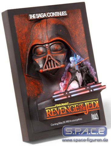 Revenge of the Jedi Exclusive Mini 3D Poster (Star Wars)