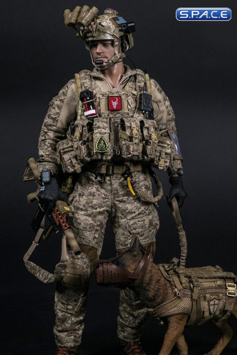 1/6 Scale DEVGRU K9 Handler with Dog (Elite Series)