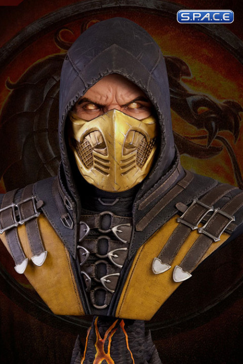 1:1 Scorpion Life-Size Bust (Mortal Kombat X)