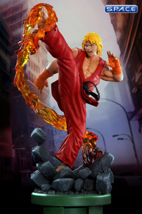 1/4 Scale Ken Dragon Flame Statue (Street Fighter IV)
