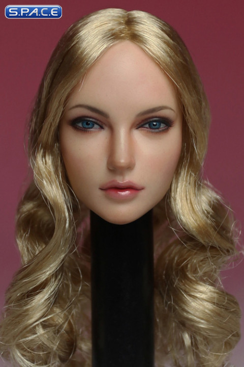 1/6 Scale Female Head Sculpt (blonde long Hair)