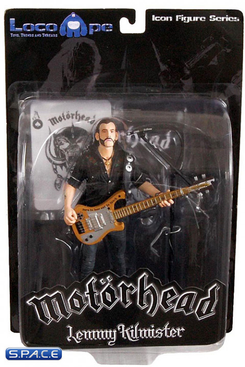 Lemmy Kilmister with Rickenbacker Guitar Cross (Motrhead)