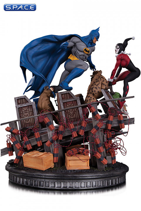 Batman vs. Harley Quinn Battle Statue (DC Comics)