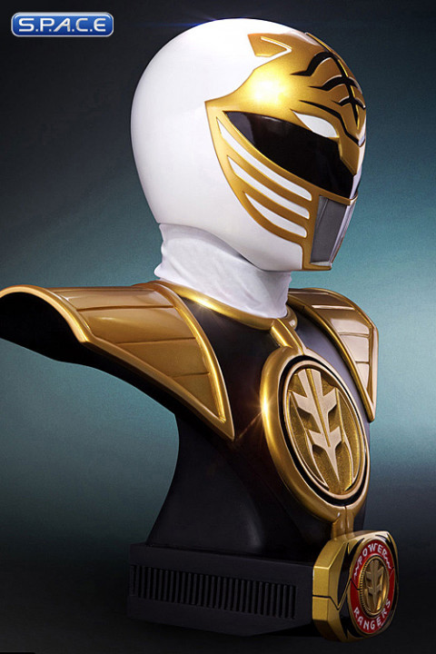 1:1 White Ranger Life-Size Bust (Power Rangers)