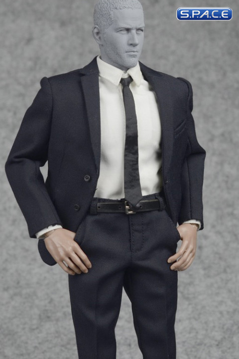 1/6 Scale Mens Suits Set navy blue