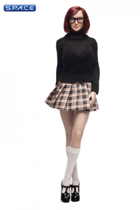 1/6 Scale Mystery Girl Female Character Set Velma black