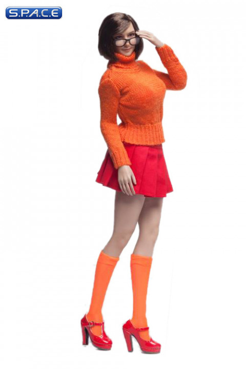 1/6 Scale Mystery Girl Female Character Set Velma orange