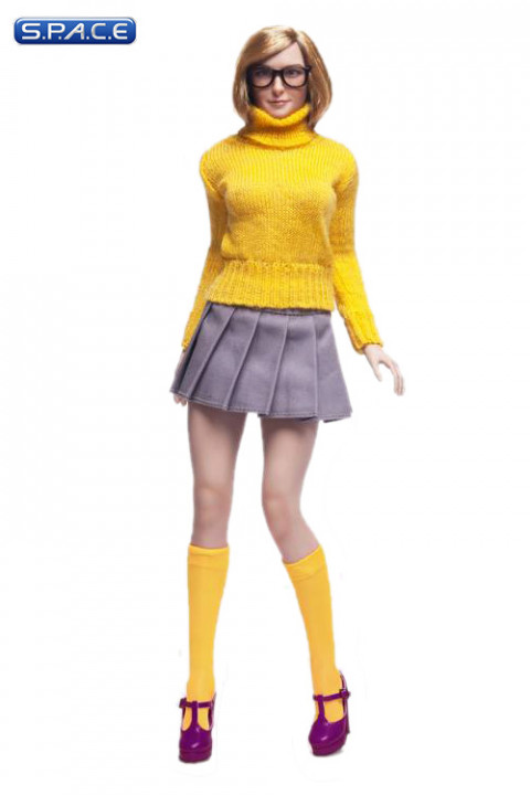 1/6 Scale Mystery Girl Female Character Set Velma yellow