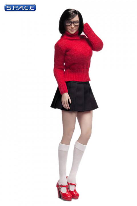 1/6 Scale Mystery Girl Female Character Set Velma red