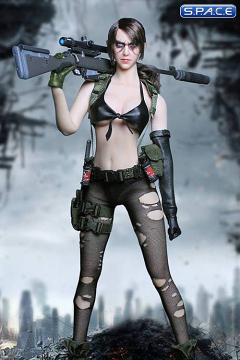 1/6 Scale Sexy Sniper Outfit Set with war paint head