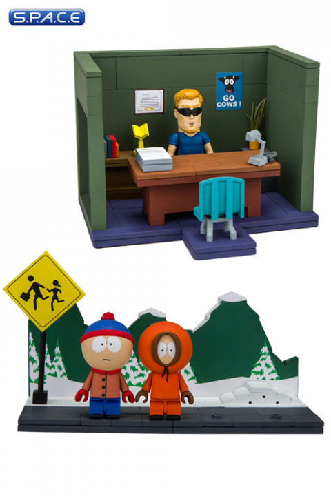 Complete Set of 2: South Park Small Construction Sets Wave 1 (South Park)