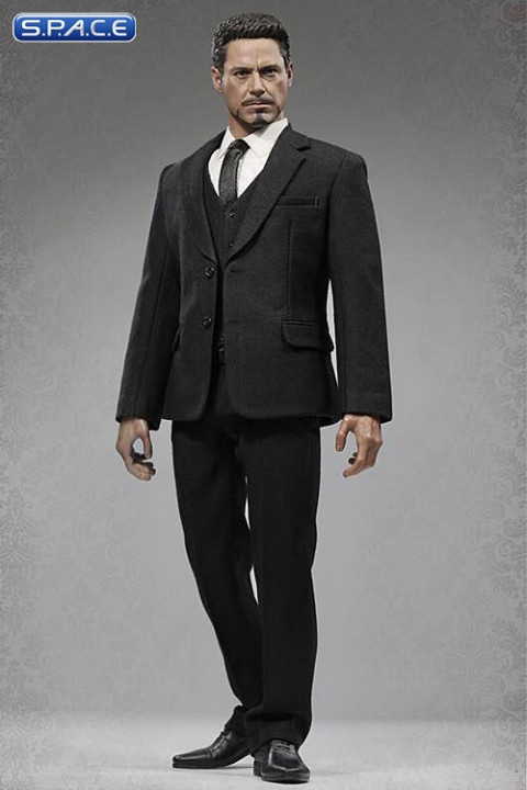 1/6 Scale Male Standard Western Style Suit black